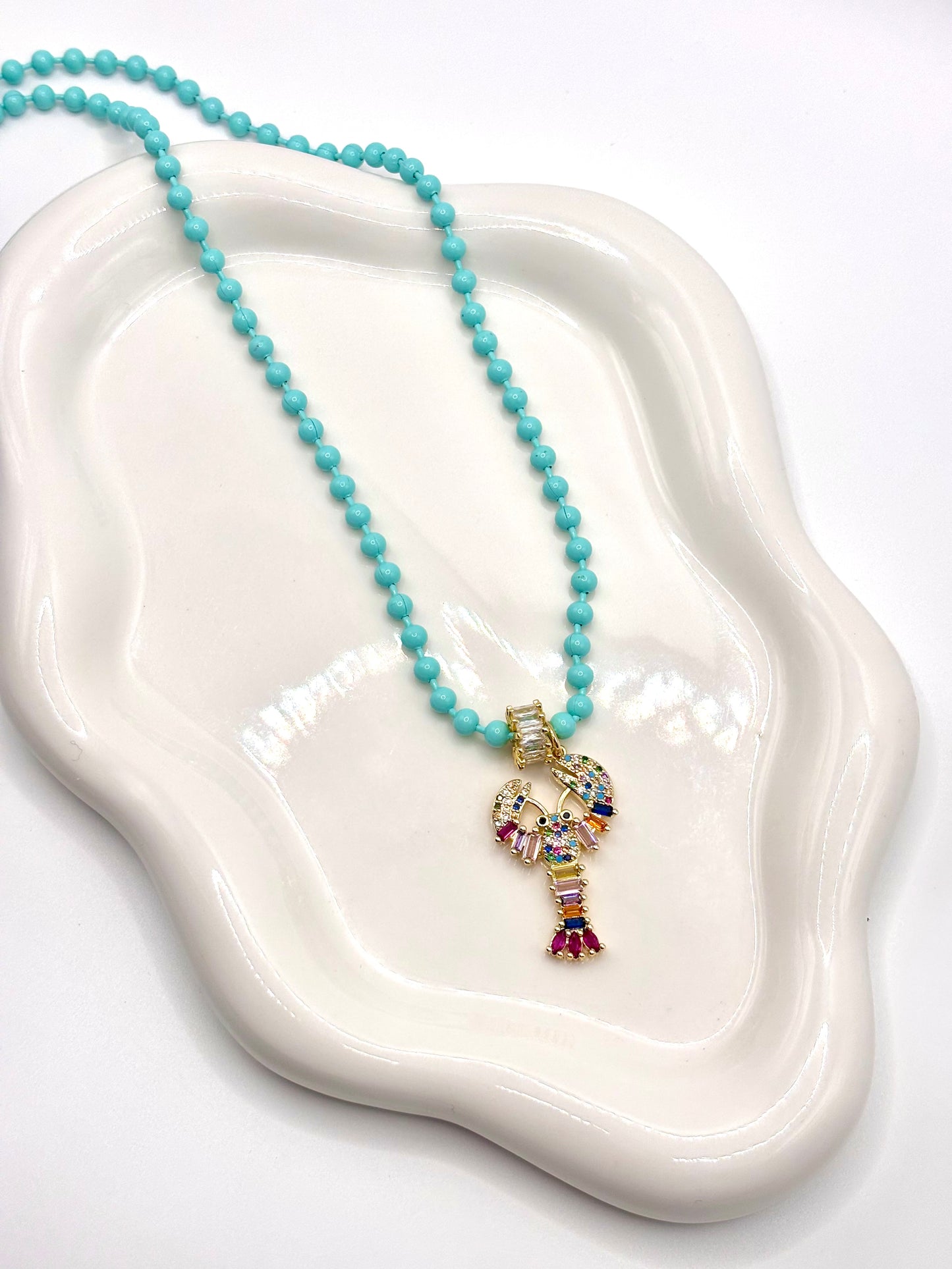 Brisa Lavanda & Mar Turquesa Necklace