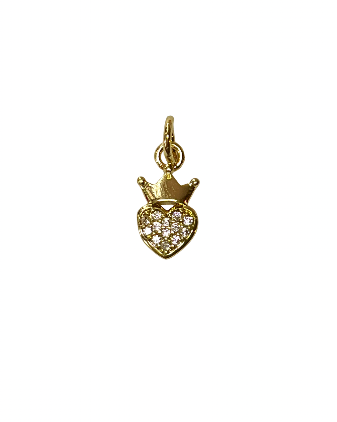 Heart Crown mini charm