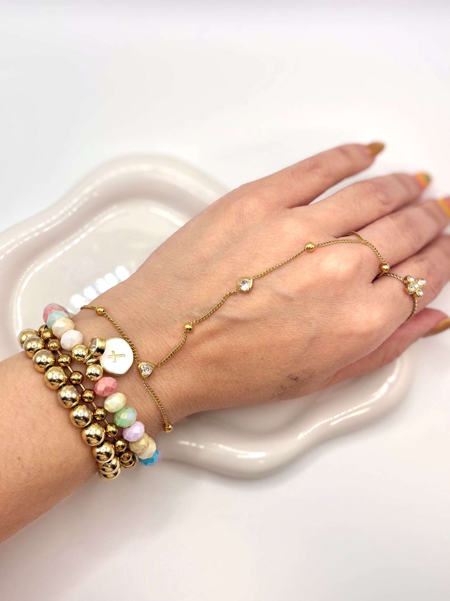 Corazon Ring Bracelet