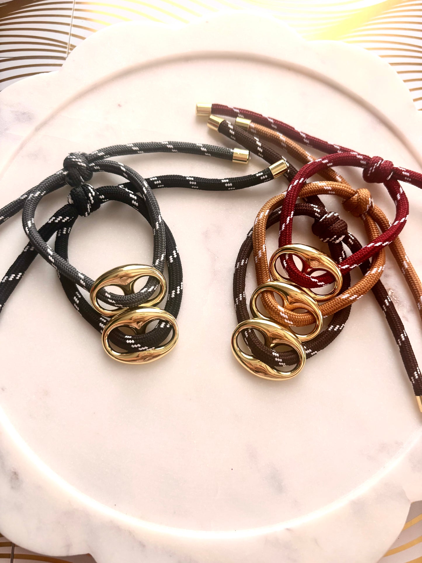 Pig Nose Charm Bracelet