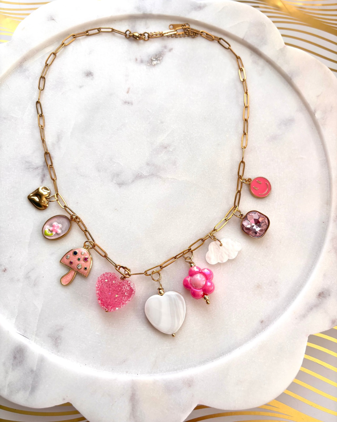 Pinky Pretty Necklace