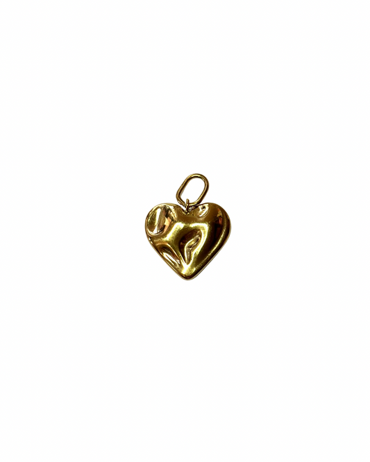 Gold Heart charm