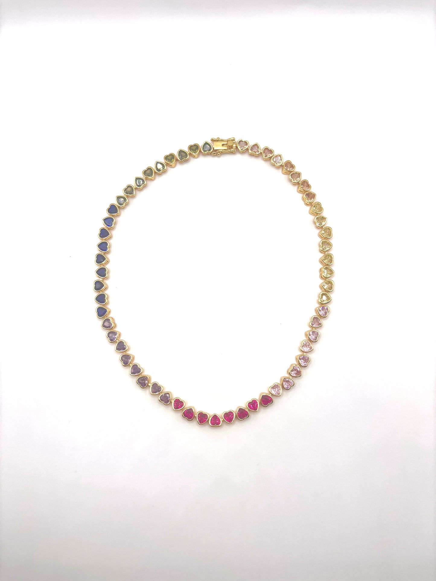 Rainbow Heart Necklace