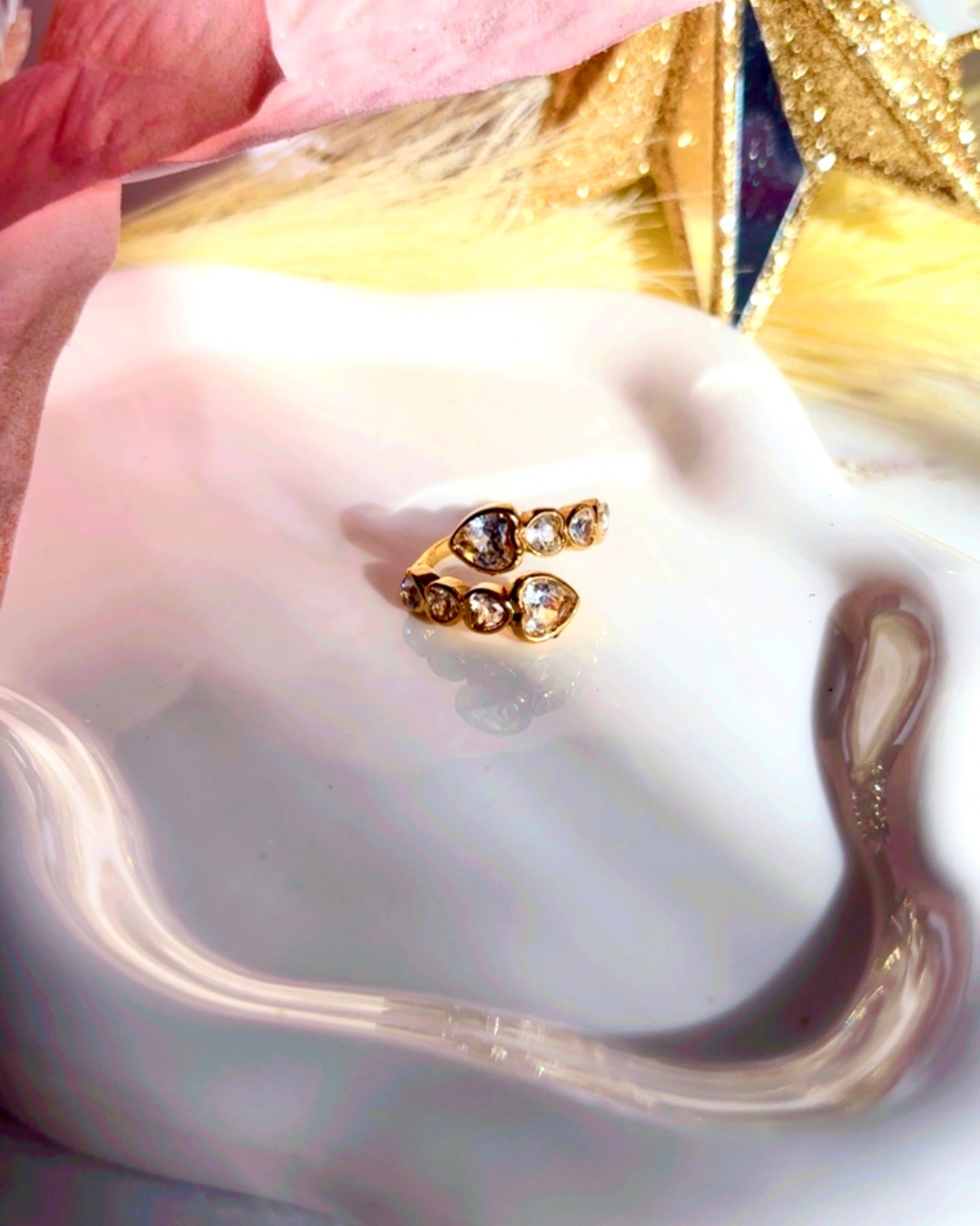 Heart Bloom ring
