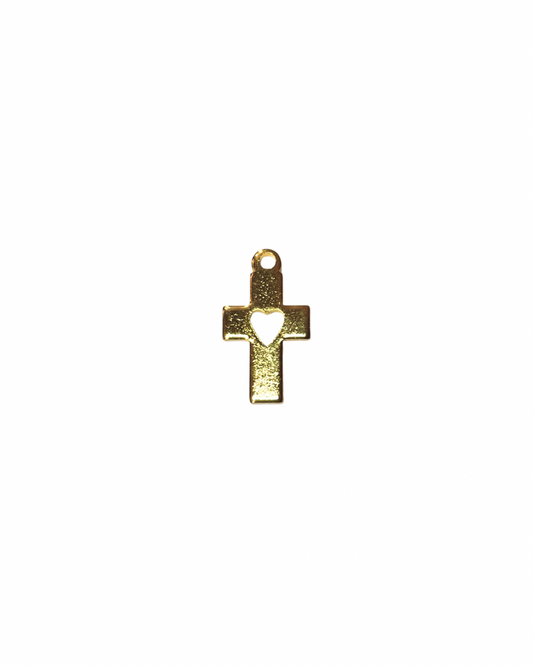 Gold Croos charm