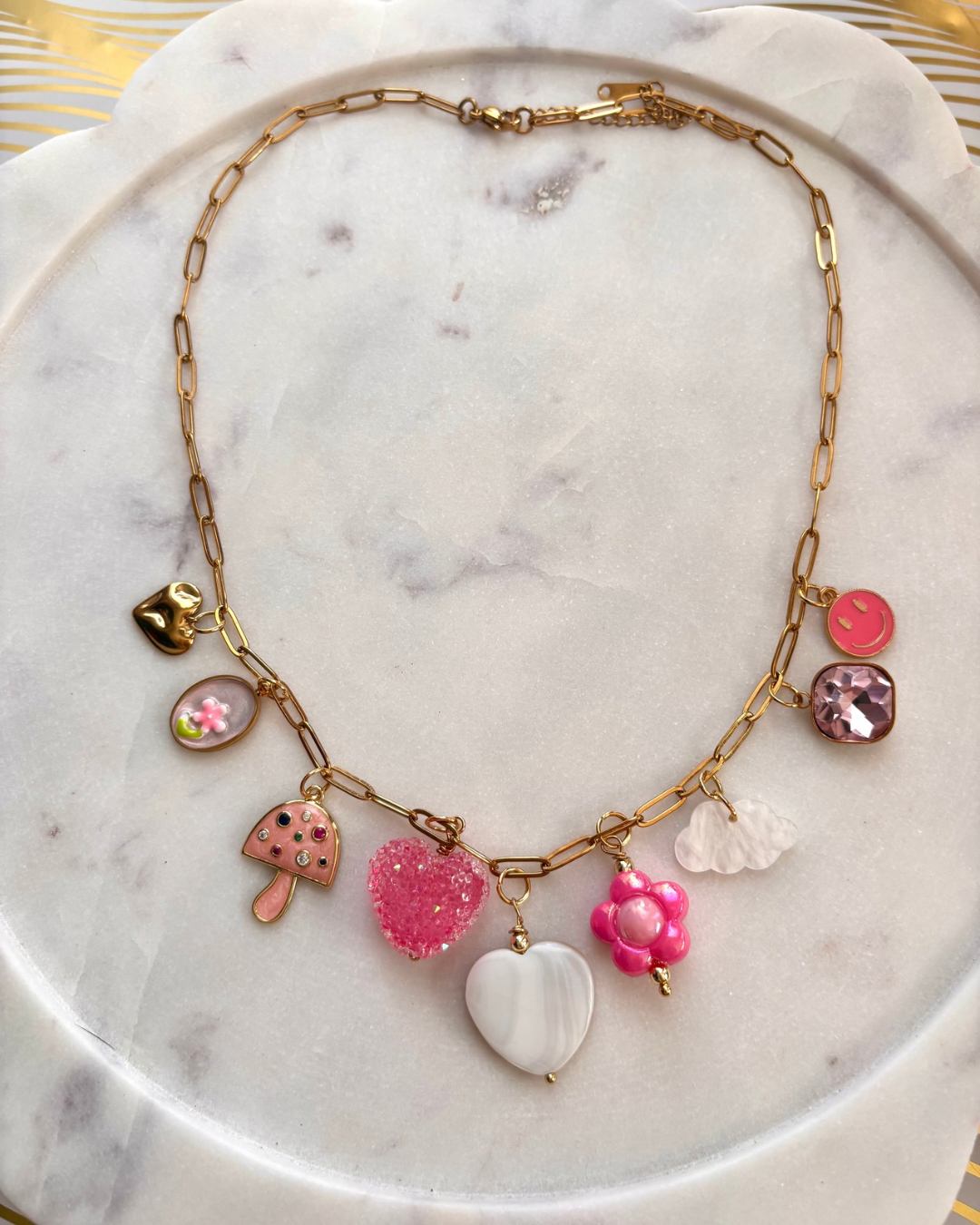 Pinky Pretty Necklace