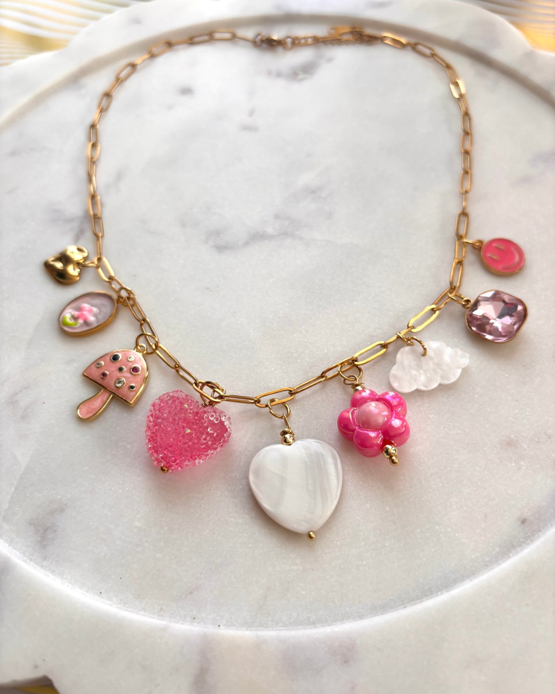 Pinky Pretty Necklace
